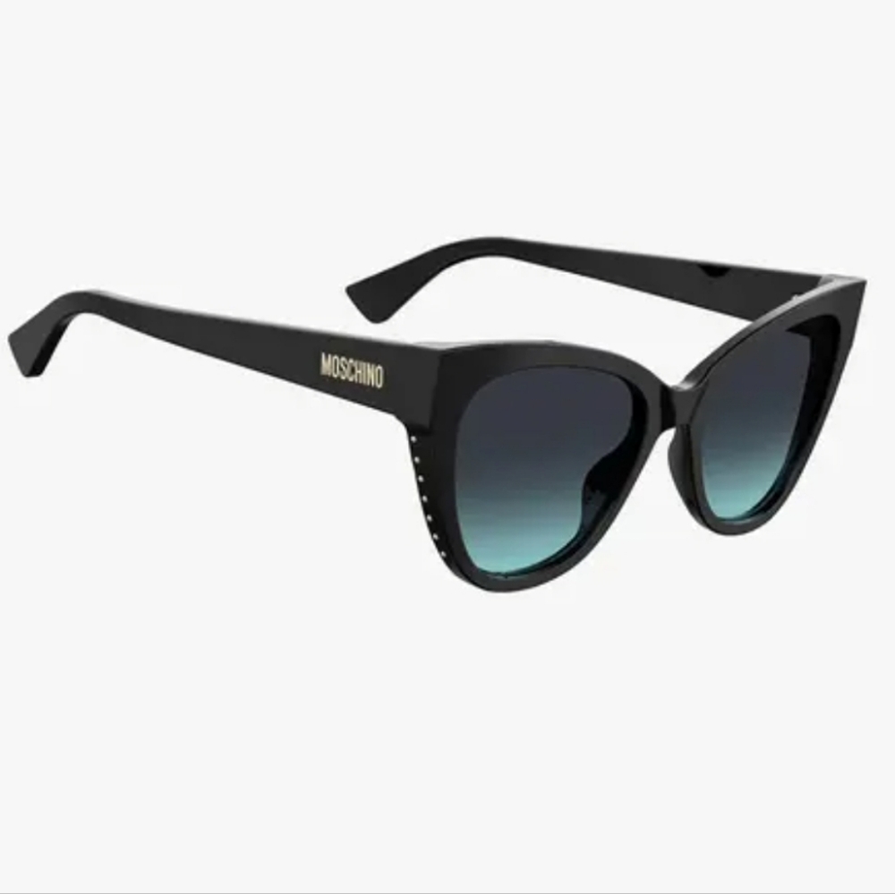 Authentic MOSCHINO Sunglasses NEW With Case & Dustcloth - Picture 13 of 14